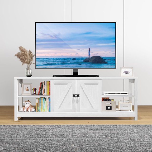 TV Stand Entertainment Center Television Stands with 2 Doors and