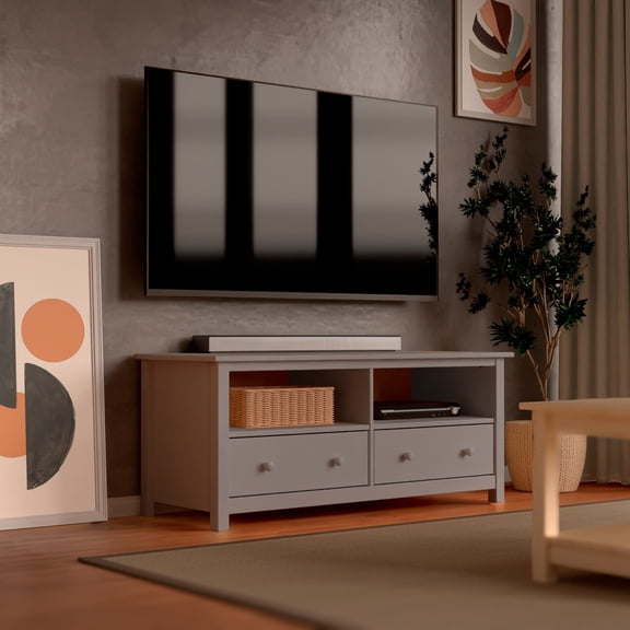 TV Stand Entertainment Unit Gray - by From the Tree Furniture