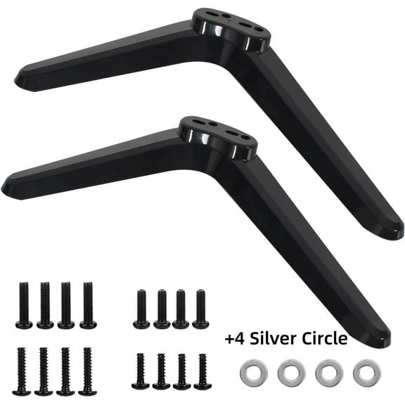 TV Stand Legs for TCL,Compatible with Roku TV Legs No Wall Drilling TV Legs Replacement for Roku TV Stand Legs,TV Feet Replacement for Roku Smart TV Wr Screw Kits Easy to Install