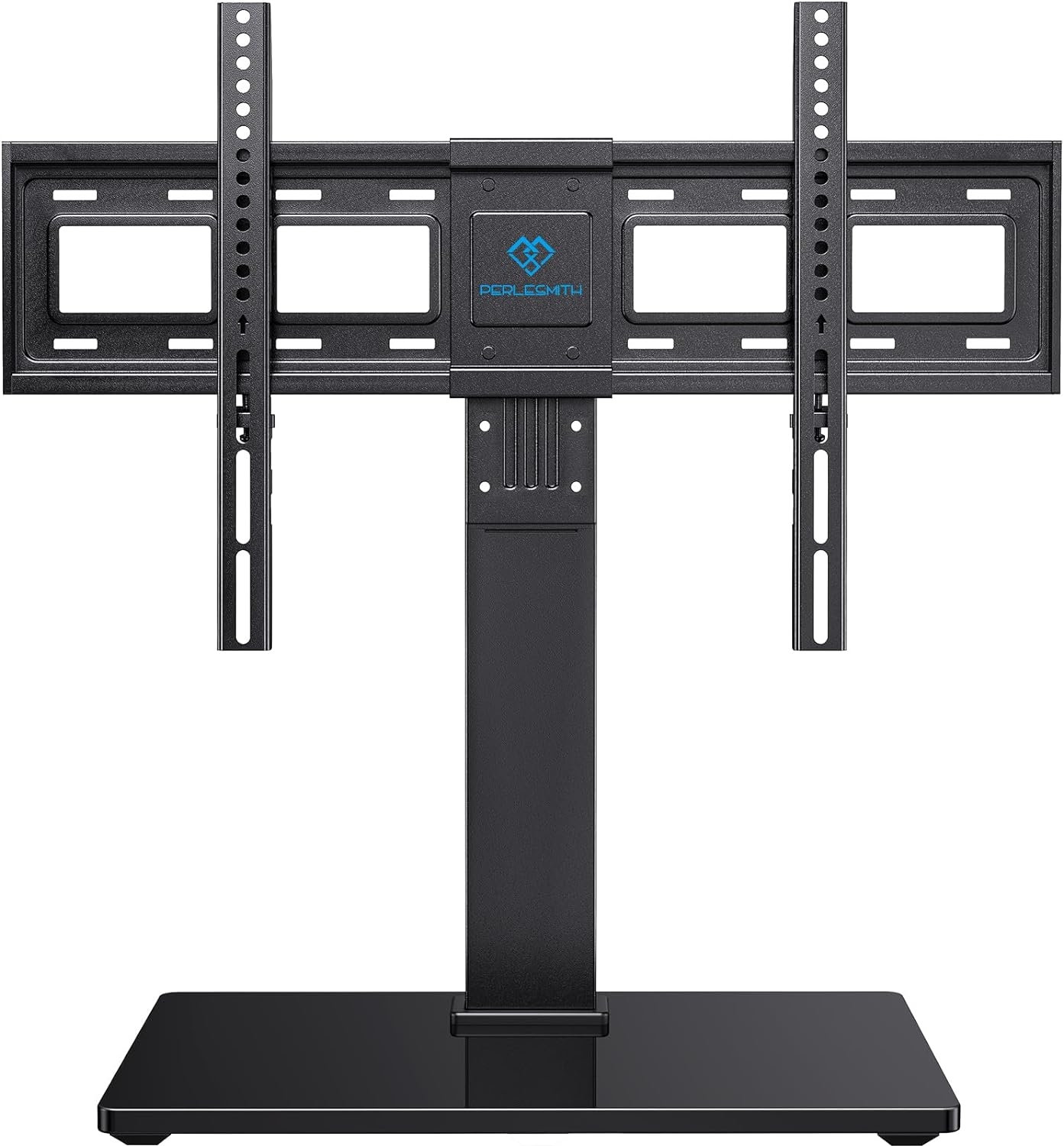 Universal Floor TV Stand with Mount 70 Degree Swivel 9 Level Height