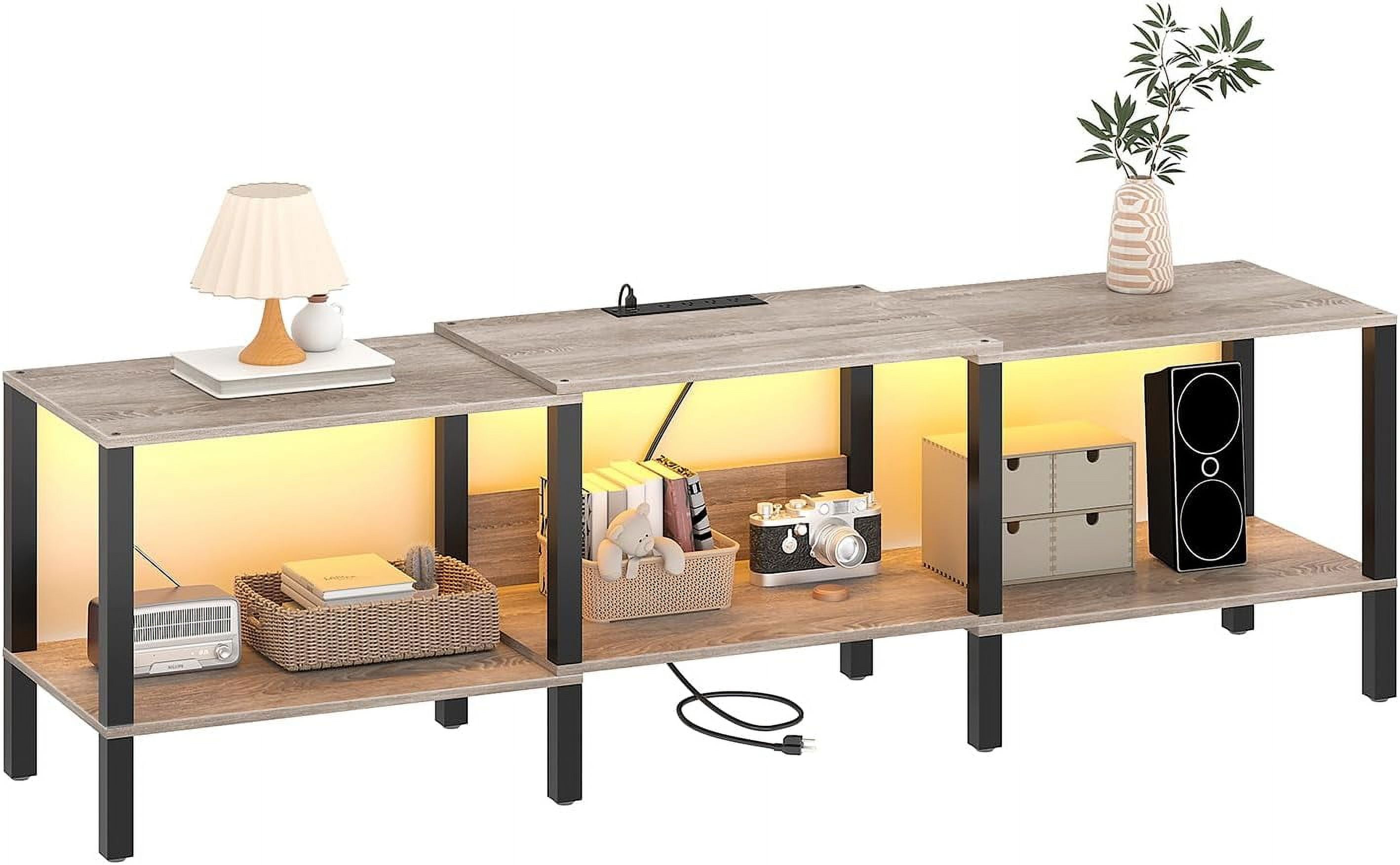 Photo inspiration: TV Stand With Power Outlet For Living Room 75 Inch Photo Inspiration