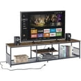 thumbnail image 1 of TV Stand with Power Outlets for Televisions up to Media Entertainment Center with Charging Station 3-Tier Open Storage Shelves with Metal Frame for Living Room/Bedroom, 1 of 18