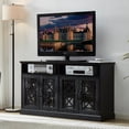 thumbnail image 1 of TV Stand Sideboard Buffet Cabinet With Adjustable Shelves Vintage Storage Cabinet Accent Cabinet Console Table Coffee Bar For TV Up To 58" Entryway Bedroom Living Room Hallway, 1 of 8