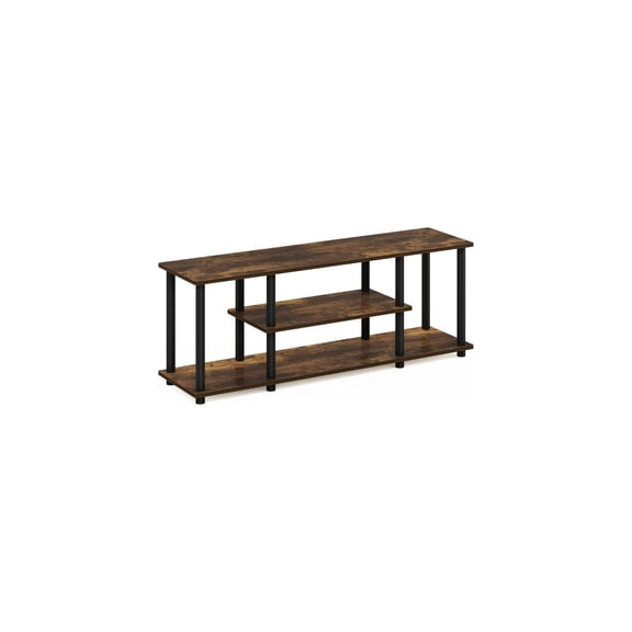 TV Stand - Tiered Wooden Entertainment Center - Modern Living Room Design - Easy Assembly
