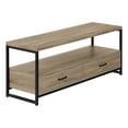 thumbnail image 1 of TV Stand Tv Stand, 48 Inch, Console, Media Entertainment Center, Storage Drawers, Living Room, Bedroom, Brown Laminate, Black Metal, Contemporary, Modern,Entertainment Center, 1 of 11
