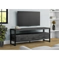 thumbnail image 1 of TV Stand Tv Stand, 60 Inch, Console, Media Entertainment Center, Storage Drawers, Living Room, Bedroom, Black Laminate, Black Metal, Contemporary, Modern,Entertainment Center, 1 of 5