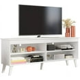 TV Stand Unit with 4 Shelves and Cable Management for 55 65 Inch Media