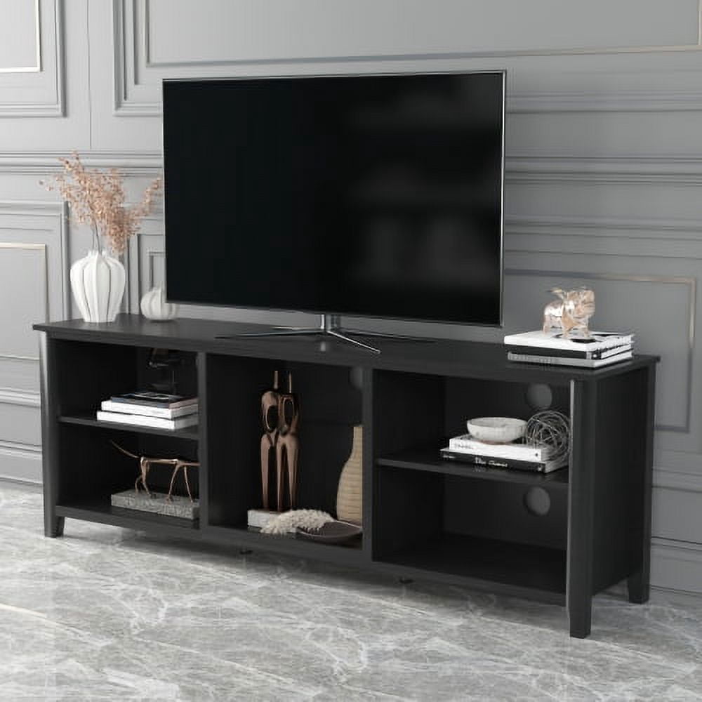 Tv Stand Rsa TV Stand Up to 80 Inches, Television Stands with Open Shelves for ...