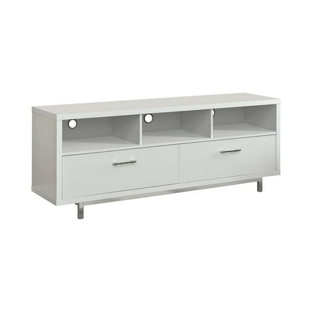 TV Stand, White 60-inch Drawer Storage TV Console, Entertainment Center, Media Console,