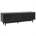 thumbnail image 1 of TV Stand With Arch Cabinets For TVs Up To 78'' Practical Media Console With Adjustable Shelves Wood Legs, 1 of 9