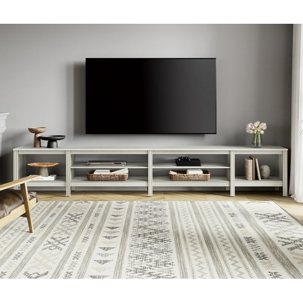TV Stand for 100 inch TV Entertainment Center Wood TV Console Table for
