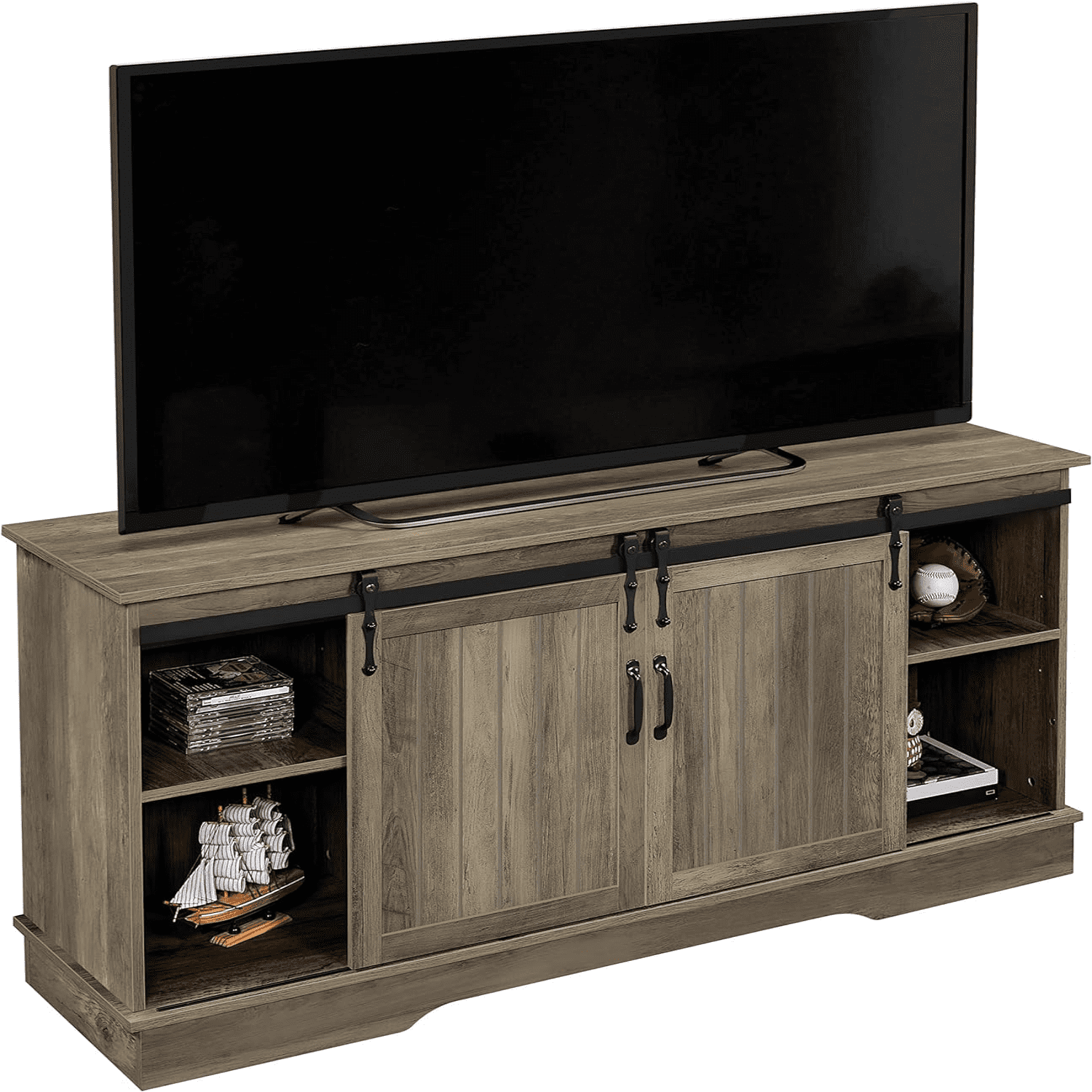 TV Stand for 65 Inch TV Tall Media Entertainment Center with Storage