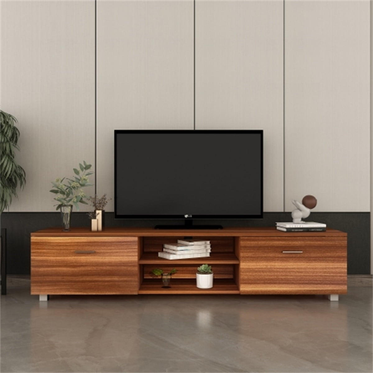 TV Stand for 70 Inch, Media Console Entertainment Center Television
