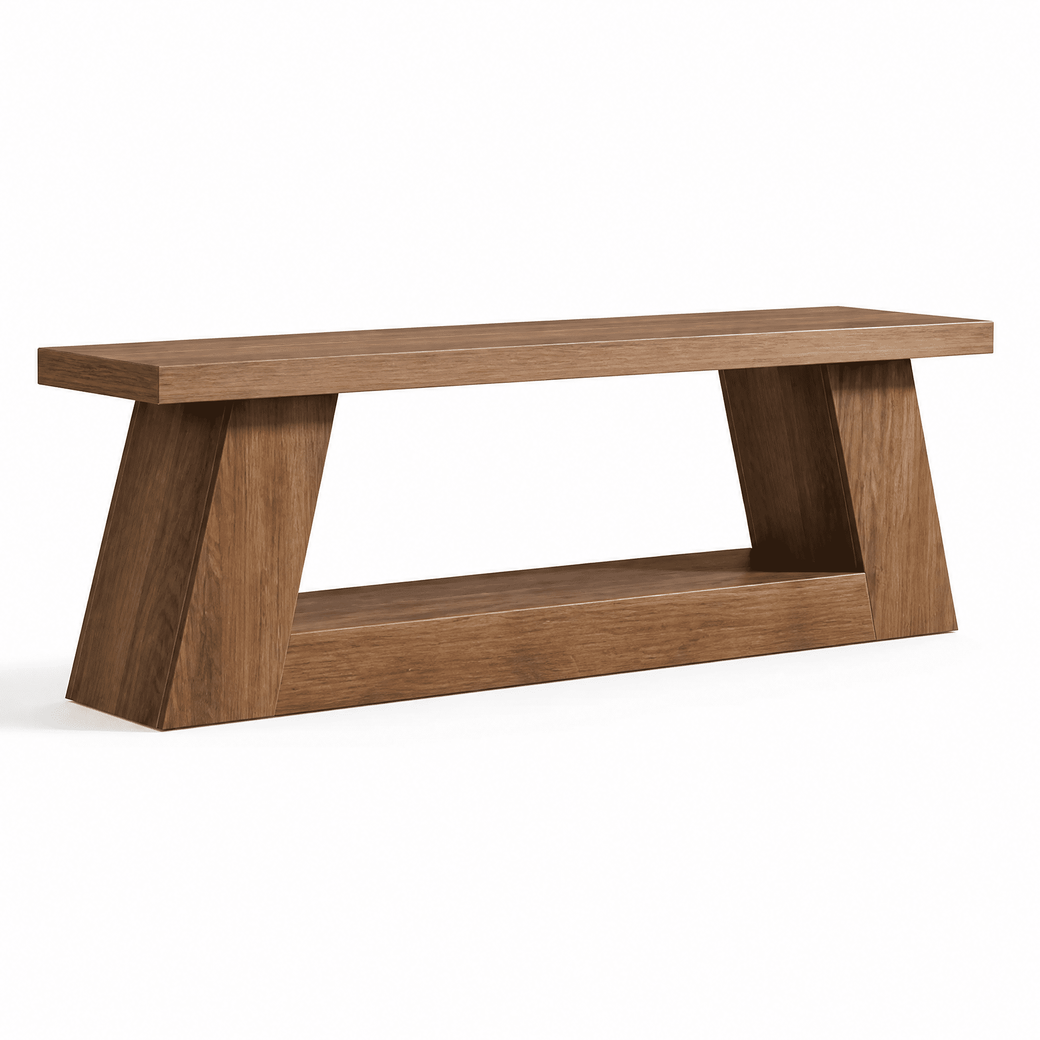 TV Stand for 75 Inch TV, MDF Media Console with Open Storage Shelves, 200 lbs Capacity with Non-Slip Pads for Living Room Bedroom
