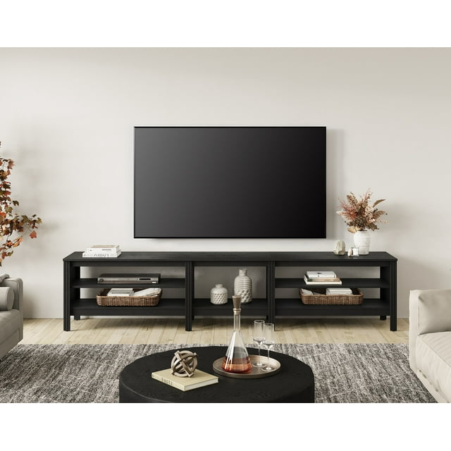TV Stand for 85 inch TV, Wood Media TV Console Entertainment Center for 90 100 inch TV with 5
