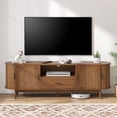 thumbnail image 1 of TV Stand for TVs up to 80", 70" Entertainment Center with Sliding Doors, Media Console Table for Living Room, 1 of 9