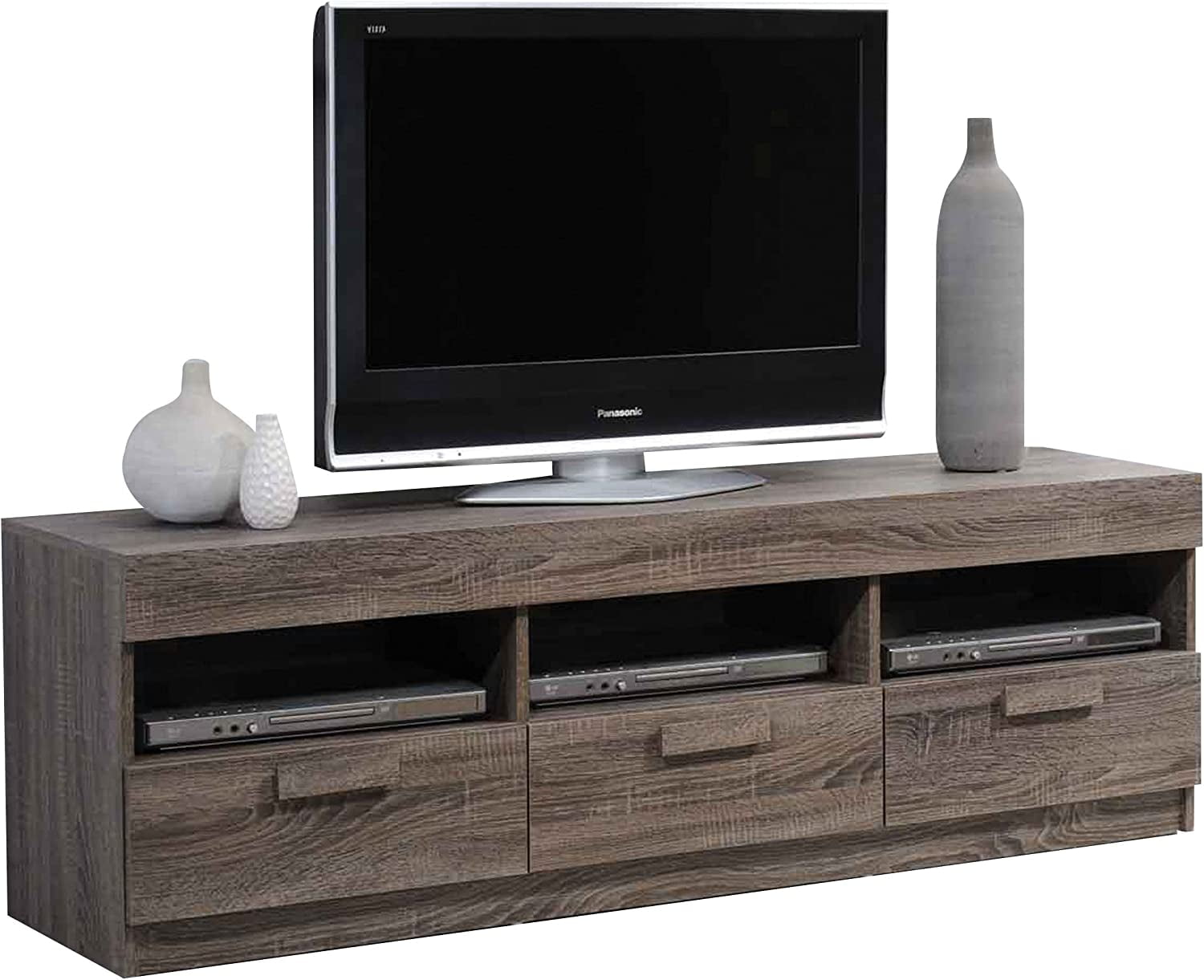 TV Stand in Rustic Oak