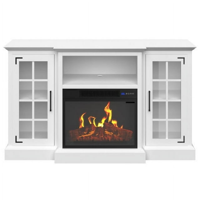 TV Stand with Electric Fireplace Fits TVs up to 65Inc LED Flames by