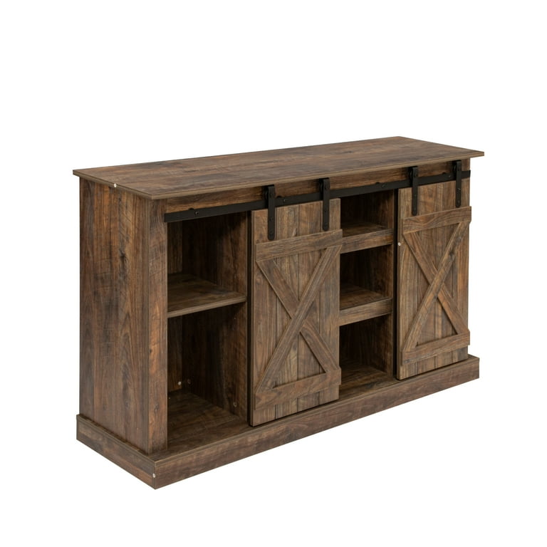 Walmart sliding barn door tv stand online
