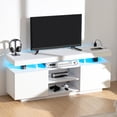 thumbnail image 1 of TV Stand with LED Lights for TVs up to 65 Inch TV Console Storage Cabinet Entertainment Center, 1 of 11