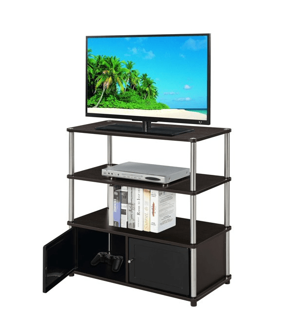 TV Stand with Storage and Shelves for TVs up to 40 Inches