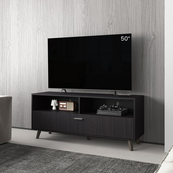 TV Stands With Storage, Coy Tv Stand, Living Room, Black, Black Entertainment Centers,Engineered Wood Wooden TV Stands, Furniture Primary Living Space TV & Entertainment Furniture Coy Tv Stand, Livin