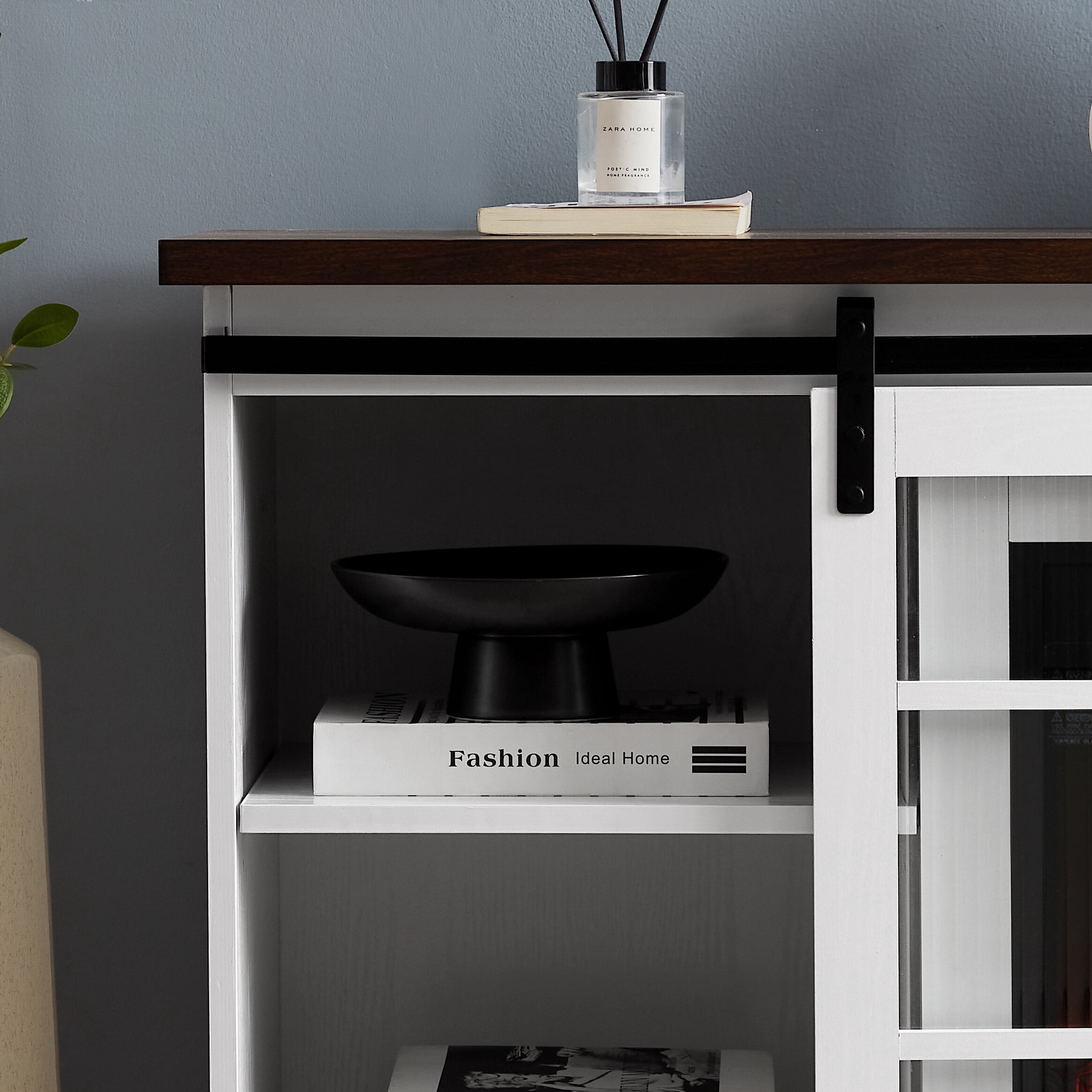 TV Stands With Storage Multipurpose Sliding Door TV Cabinet Large ...