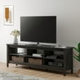 thumbnail image 1 of TV Stands for 75-inch TV Entertainment Center Black Media Cabinet TV Console for Living Room and Bedroom, 70-inch, 1 of 6