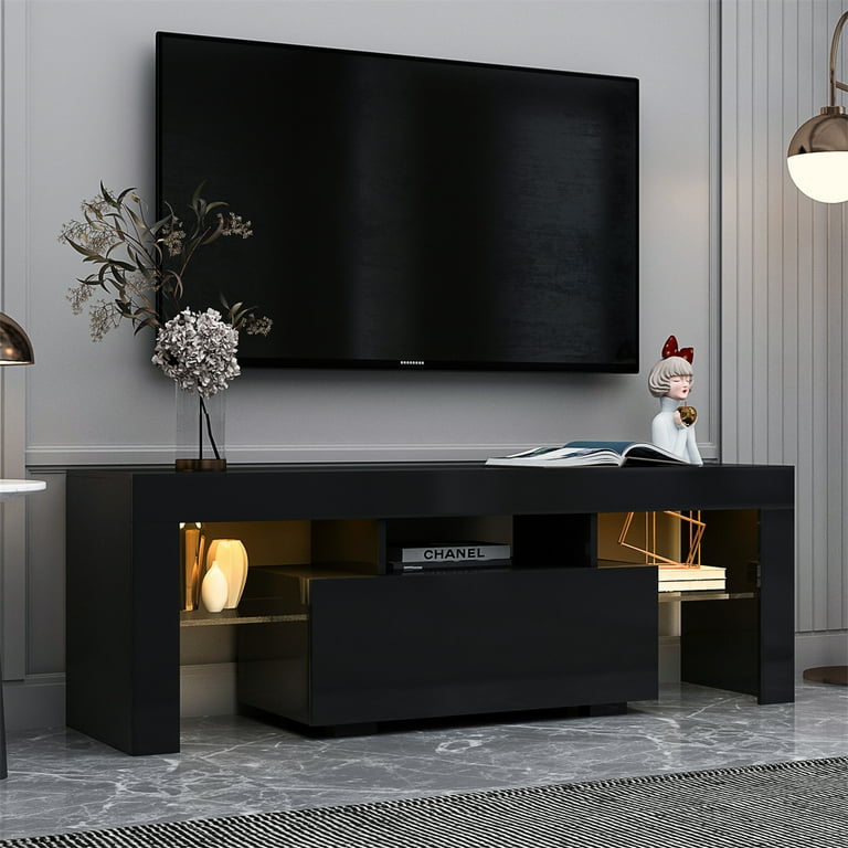 TV Stand for TVS Up to 55 Orren Ellis Color Black