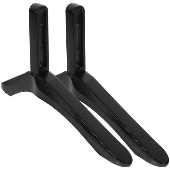 Topbathy 1Set Black TV Support Stand with Hidden Frame Design for Tabletop Tvs