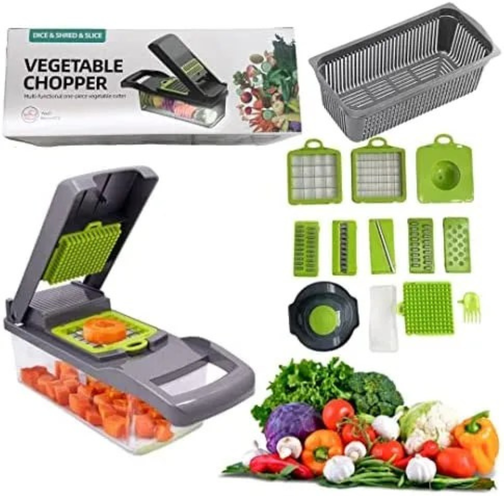 Crank Chop Vegetable Chopper, Pull to Chop! As Seen on TV, Open Box, Dice  Purée