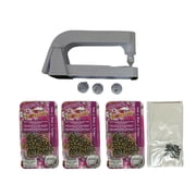TV Time Direct - Bedazzler DELUXE Gold & Silver Stars Kit 600 Star Studs All Ages Fashion - White