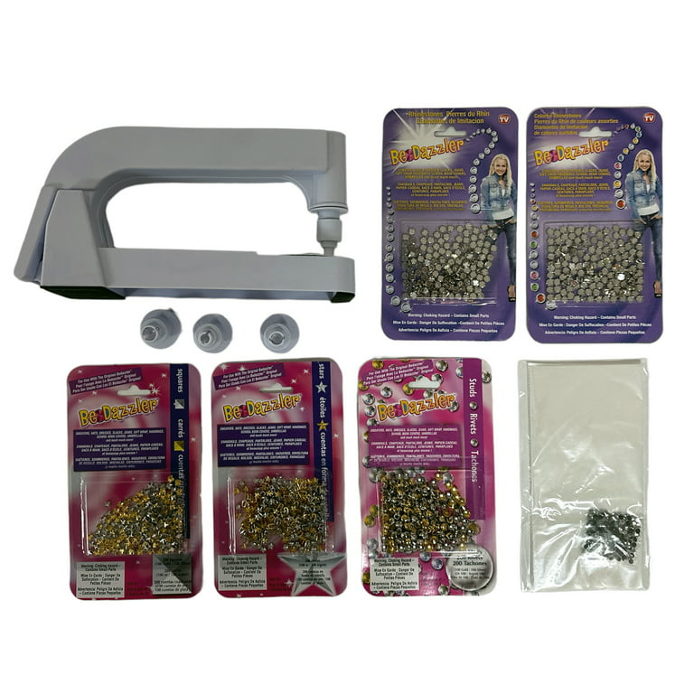 Tvtimedirect Bedazzler Deluxe Mega Set- The Original Bedazzler Rhinestone and Stud Setting Machine Complete Kit