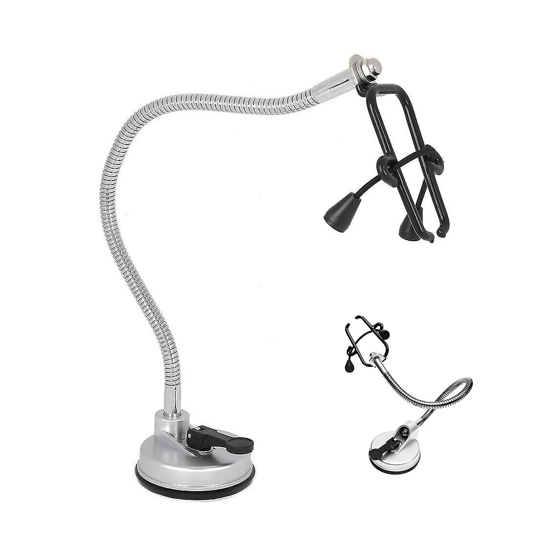 TV Time Direct Blo and Go by Laurie Coleman Portable Hair Dryer Holder Silver Stainless Steel