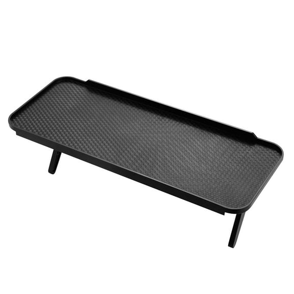 TV Top Shelf Adjustable Plastic Set-top Box Monitor Storage Stand for Computer Screen Soundbar Game Console Router 4.7 x 12.2in