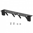 thumbnail image 1 of TV Top Shelf with Storage Boxes for Screen and Accessories for Soundbar, Media Boxes, Game Consoles, and More, 34.65×4.33inch, Adjustable Steel, 1 of 7