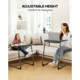 thumbnail image 1 of TV Tray - TV Table for Eating, Folding Table Trays with 6 Height & 3 Tilt Angle, TV Tray Table with Removable Cup Holder, Dinner Tray for Eating or Working on Couch, Bed & Office$$Furniture, 1 of 8