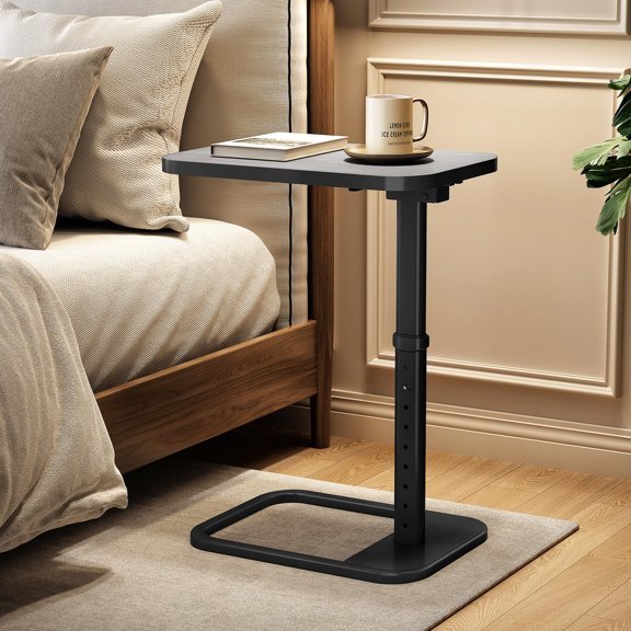 TV Tray Table Dark Gray Standard Use for Eating Working Relaxing in Small Spaces
