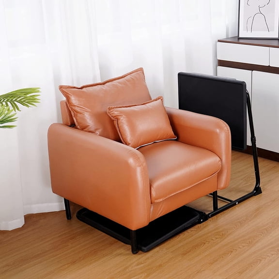 TV Tray Table, TV Dinner Tray for Eating Set of 2, Adjustable Folding Laptop Table with 6 Heights & 3 Tilt Angles, Cup Holder on Couch & Bed, Black