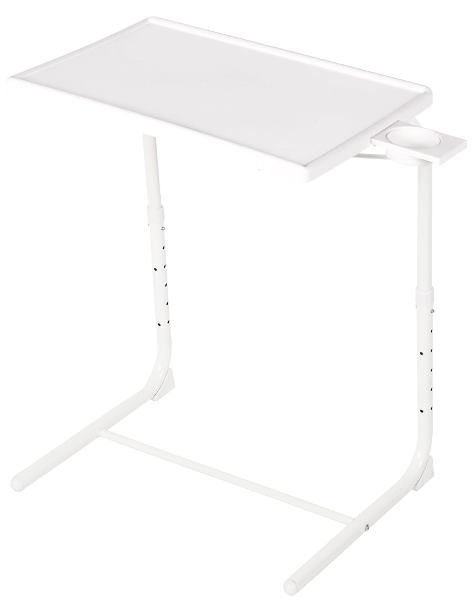 TV Tray Table, saney TV Dinner Tray for Eating, Adjustable Folding Food