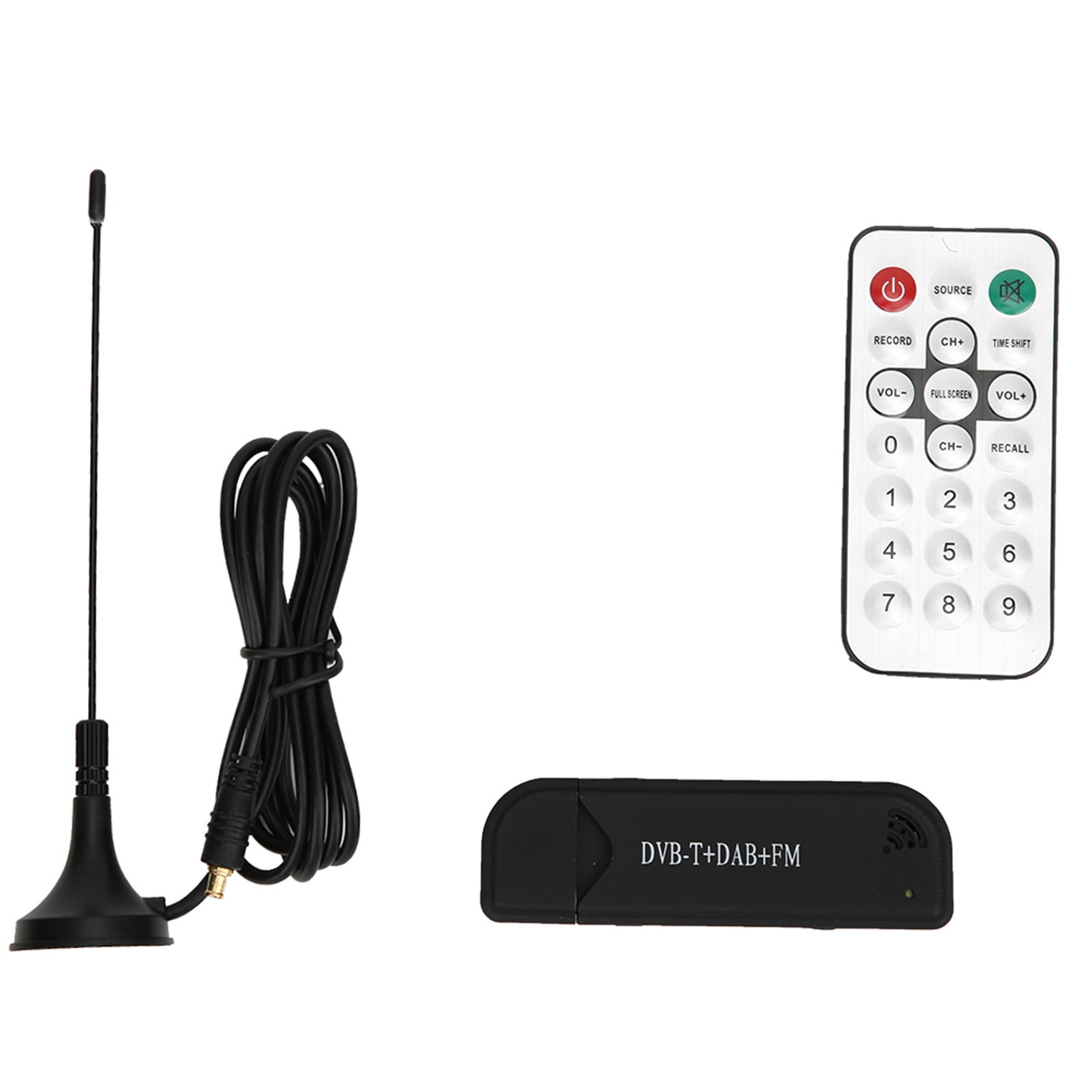 TV Tuner RTL2832U USB DVB-T FM SDR Dongle Digital TV Tuner Stick Receiver