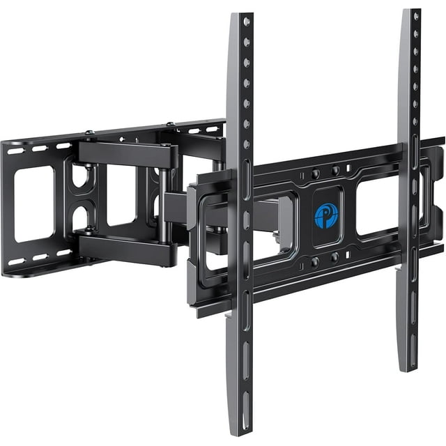 TV Wall Mount for 26-65 inch TVs, Full Motion TV Mount Bracket with Articulating Swivel Extension Tilting Leveling Max VESA 400x400mm Holds up to 99lbs for LED LCD OLED 4K Flat Curved Screen
