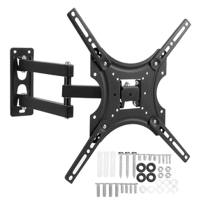 TV Wall Mount for Most 32-60 Inch TVs up to 77 lbs, Full Motion Wall Mount TV Bracket with Swivel Tilt Single Stud Design for Corner, Max VESA 400x400mm fit Most 32 40 42 43 50 55 60 TVs