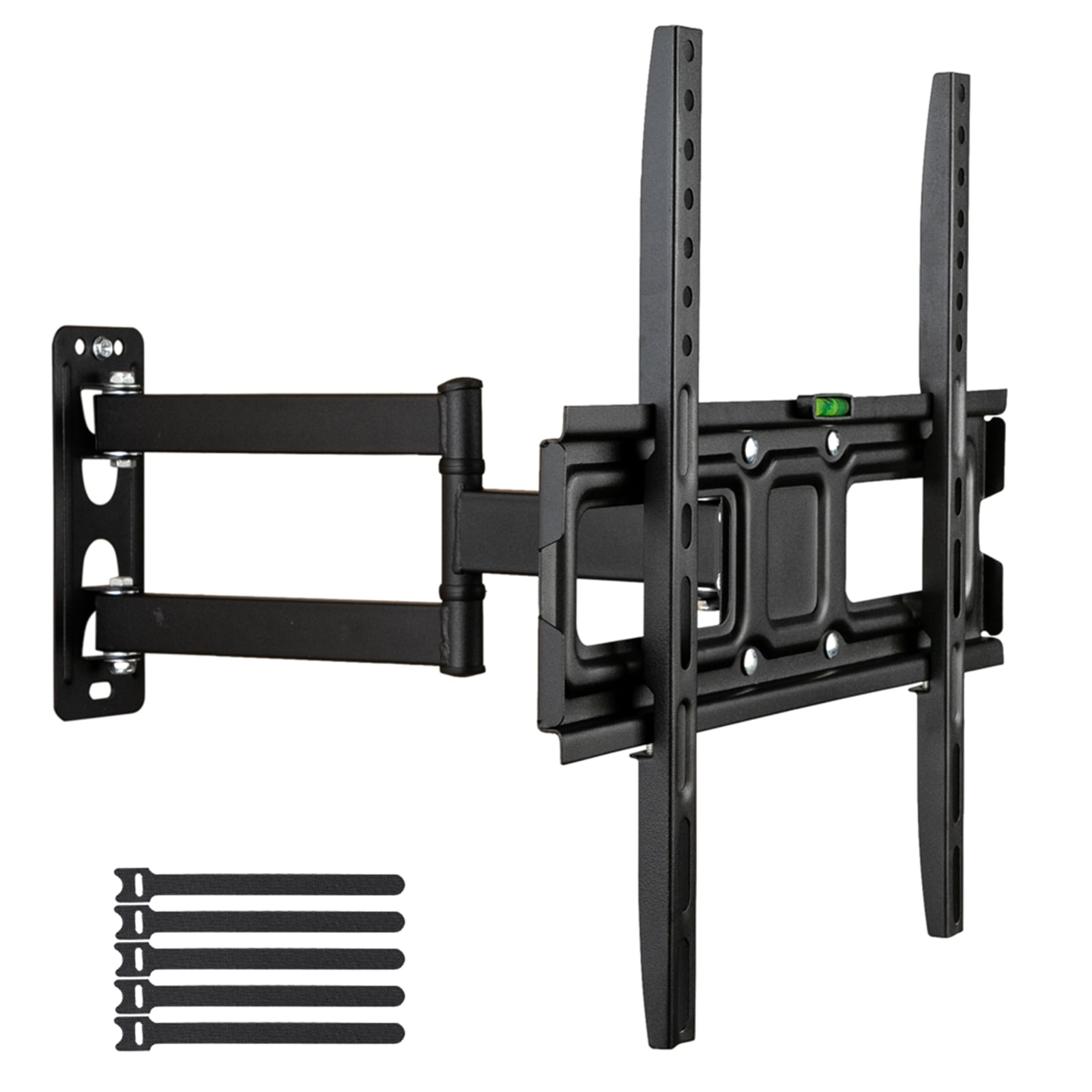 TV Wall Mount for 32-65 Inch TV, TV Mount with Tilt, Motion TV Bracket Single Pendulum Small Base TV Stand, Fits 16inch Studs, Max VESA 400X400 mm, Bearing 35KG(Black)