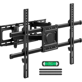 TV Wall Mount for Most 42-82 inch Flat Screen/LED/4K TVs, Full Motion TV Mount with Swivel and Tilt Articulating Dual Arms, Wall Mount Bracket up to 16 Stud, Max VESA 600X400mm, up to 110lbs
