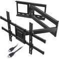 thumbnail image 1 of TV Wall Mount with Extra Long Extendable Arm for 32-75 Inch TVs, Holds Up to 132lbs, Full Motion Dual Arm TV Bracket with Tilt, Swivel, Level Adjustment, Max VESA 600x400mm, Wide Compatibility, 1 of 8