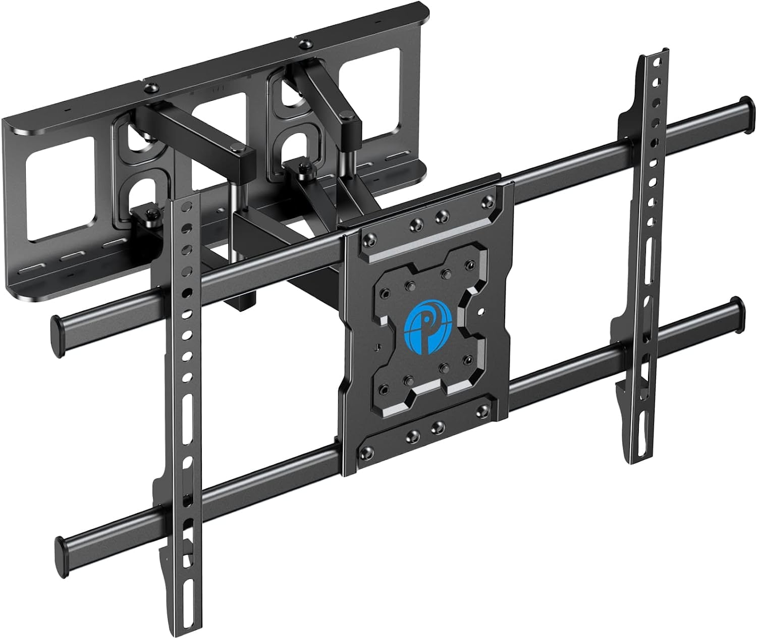 TV Wall Mount Full Motion for Most 37-75 Inch LED LCD OLED Flat Curved Screen, Wall Bracket TV Mount with Articulating Arms Swivel Tilt Leveling Holds up to 132lbs Max VESA 600x400mm