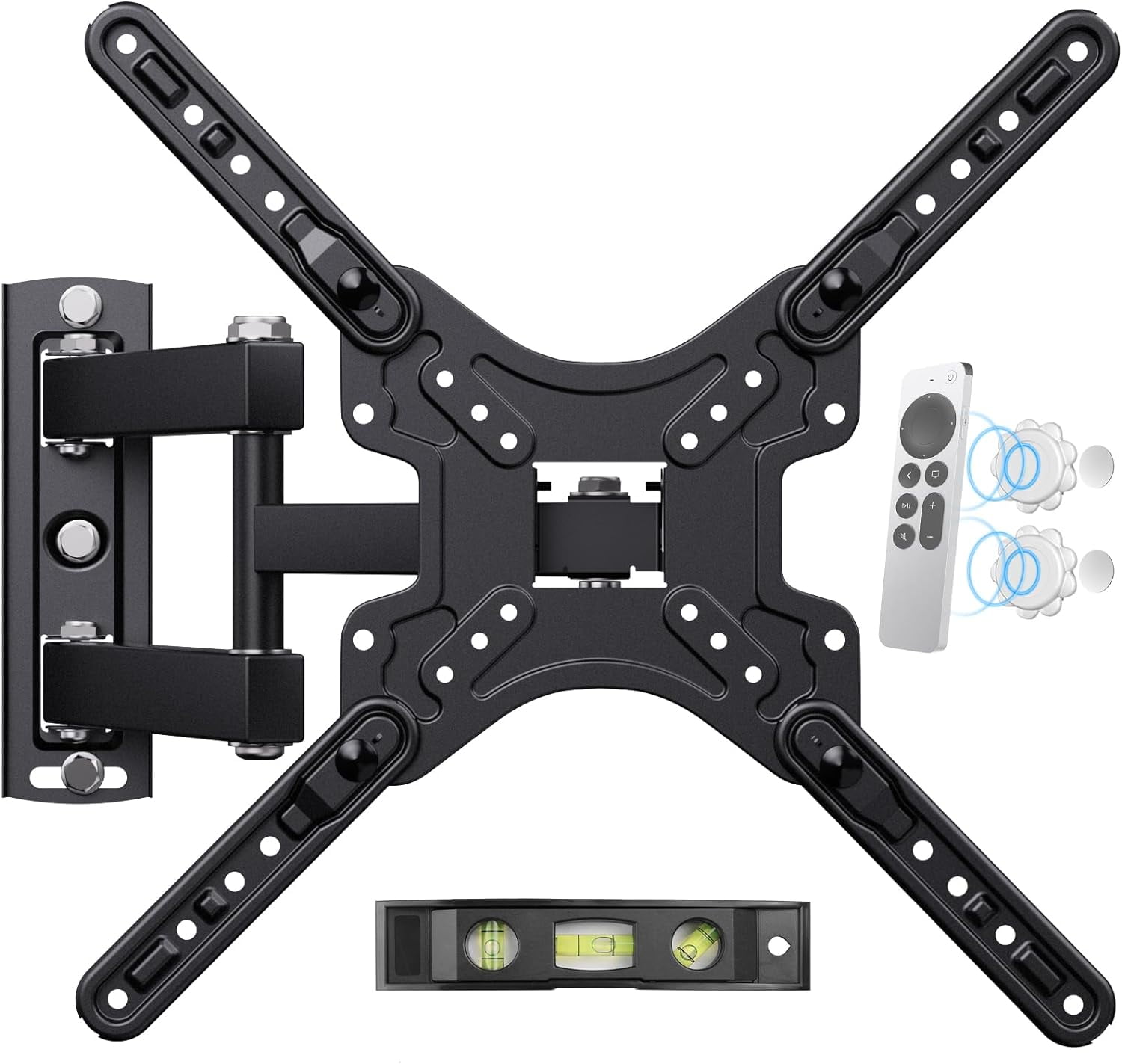 TV Wall Mount for Most 14-60 Inch TVs, Full Motion TV Mount with Perfect Center Design ...