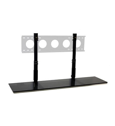 TV Wall Mount Shelf BLG-00048 4' Smart Shelf for 42-60" TV, Black Glass ...