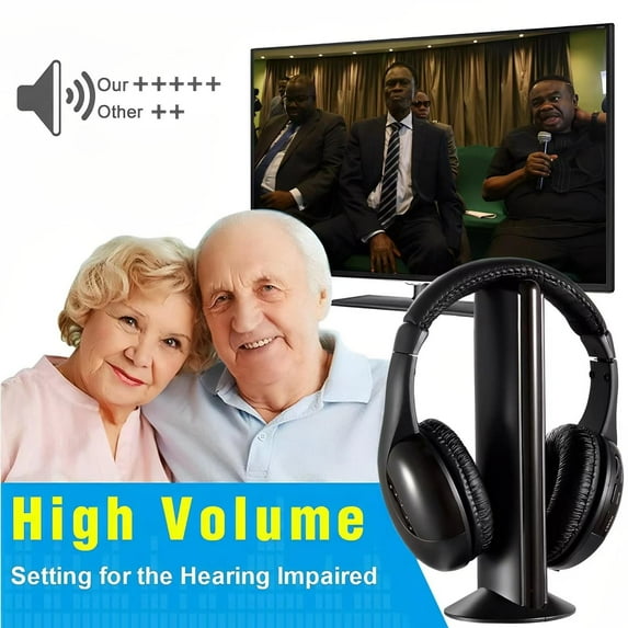 TV Wireless Headphones for the Elderly